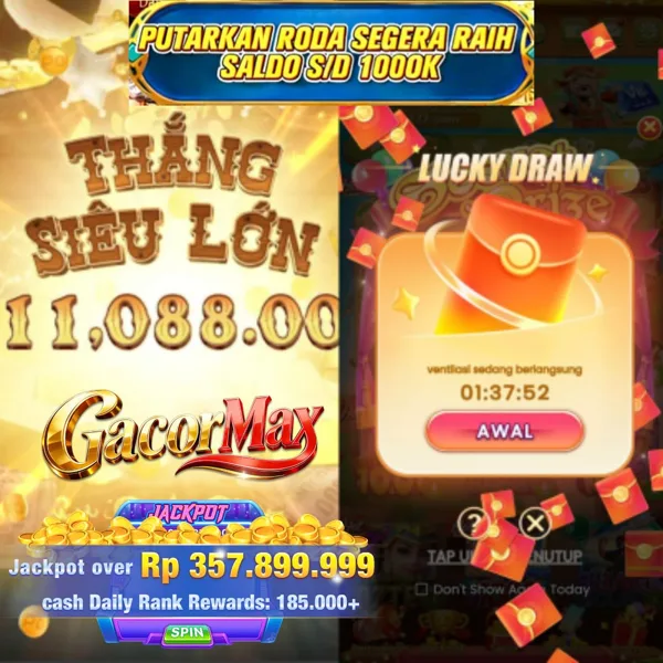 GACORMAX Login Resmi APK 2026
